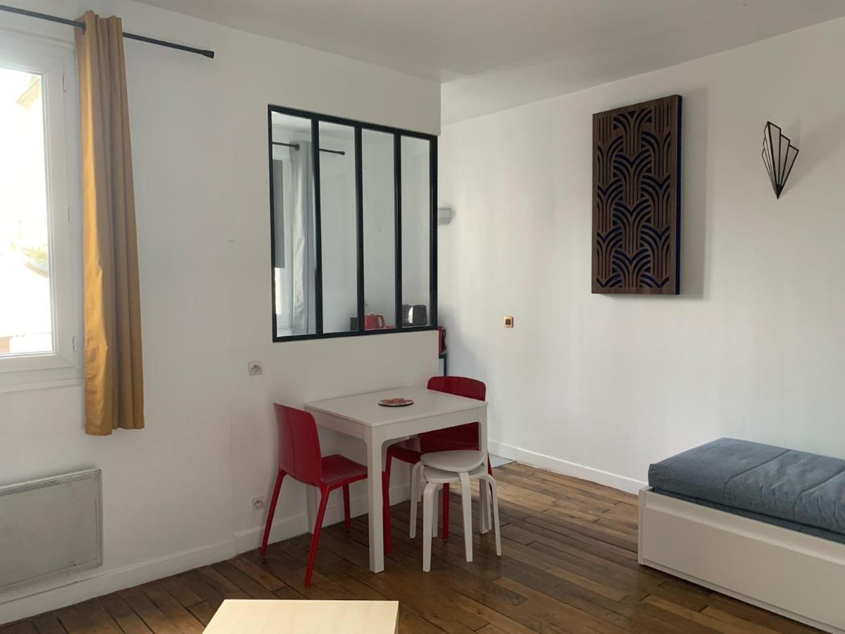 Studio Perfect For 2 Adults And 1 Kid, And Up To 2 Kids - Jourdain 20E, 25Mn To Louvre Via Line M11 Paris Exterior photo